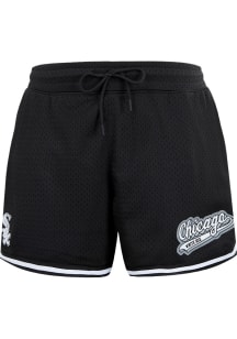 Pro Standard Chicago White Sox Womens Black Script Tail Shorts