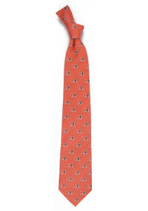 Miami Hurricanes Echo Mens Tie