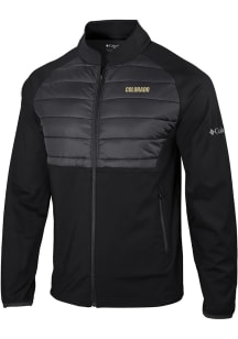 Columbia Colorado Buffaloes Mens Black Heat Seal In the Element Medium Weight Jacket