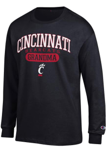 Champion Cincinnati Bearcats Black Pill Box Grandma Jersey Long Sleeve T Shirt