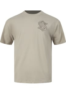 Pro Standard Seattle Kraken Tan Neutral Short Sleeve Fashion T Shirt