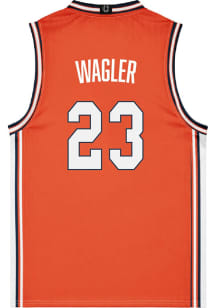 Keaton Wagler   Illinois Fighting Illini Orange NIL Player Jersey Jersey