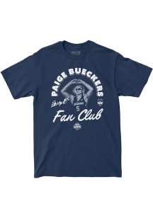 Paige Bueckers UConn Huskies Navy Blue Women's Basketball Fan Club Short Sleeve Fashion Player T S..