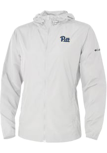 Columbia Pitt Panthers Womens White Heat Seal Prodigy Light Weight Jacket