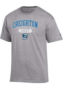 Champion Creighton Bluejays Grey Class of 2027 Jersey Short Sleeve T Shirt