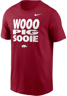 Nike Arkansas Razorbacks Cardinal DriFit Short Sleeve T Shirt