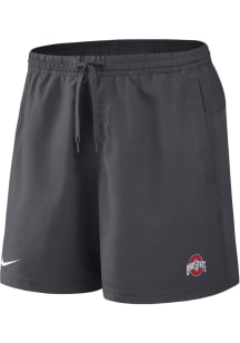 Nike Ohio State Buckeyes Mens Anthracite Primary Logo Shorts