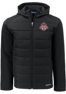 Cutter and Buck Toronto FC Mens Black Evoke Hood Big and Tall Lined Jacket