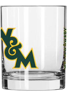 William & Mary Tribe 14oz Rock Glass - Green