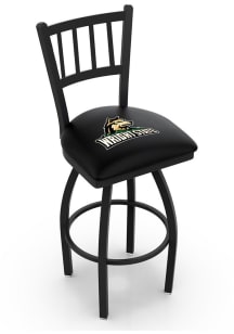 Wright State Raiders Swivel Counter Pub Stool - Black