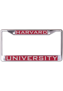 Harvard Crimson University name with team colors License Plate Frame - Crimson