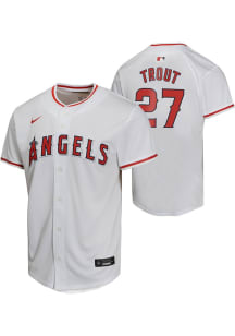 Mike Trout  Nike Los Angeles Angels Youth White Home Player Jersey