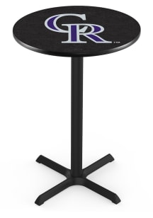 Colorado Rockies Cross Base Pub Table