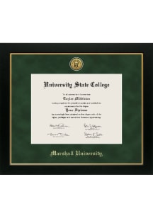 Marshall Thundering Herd Medallion Manchester Diploma Frame - Green