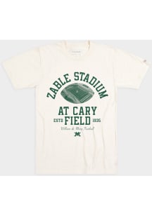 Homefield William & Mary Tribe Ivory Stadium Graphic Tee Short Sleeve Fashion T Shirt