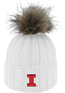 LogoFit Illinois Fighting Illini White Alps Womens Knit Hat