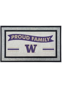 Washington Huskies Proud Family 18x30 Door Mat