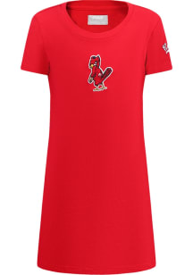 Pro Standard St Louis Cardinals Girls Red Classic Essentials Short Sleeve Dress