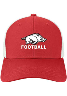 Legacy Arkansas Razorbacks Football Mid Pro Trucker Adjustable Hat - Cardinal