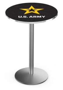 Army Stainless Round Base Pub Table