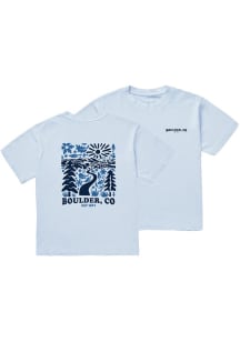 Uscape Boulder Light Blue Nature Short Sleeve Fashion T Shirt