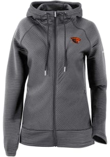 Columbia Oregon State Beavers Womens Black Pack It Up Long Sleeve Full Zip Jacket