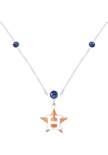 Houston Astros Beaded Necklace