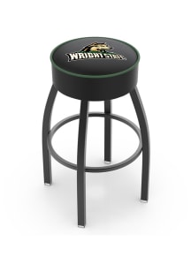 Wright State Raiders Swivel Pub Stool - Black