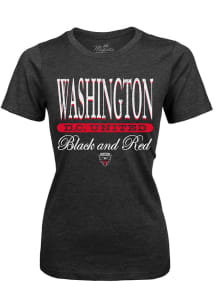 DC United Womens Black Triblend Short Sleeve T-Shirt