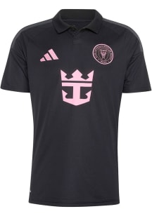 Lionel Messi Inter Miami CF Mens Replica Soccer Away Replica Jersey - Black