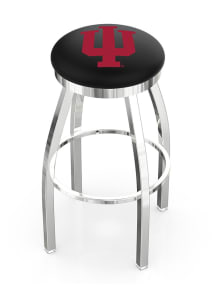 Indiana Hoosiers Chrome Pub Stool - Silver