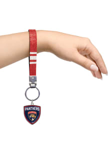 Florida Panthers Crystal Keychain - Red