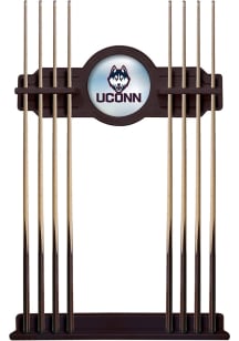 UConn Huskies Solid Wood Cue Rack Pool Table Accessories