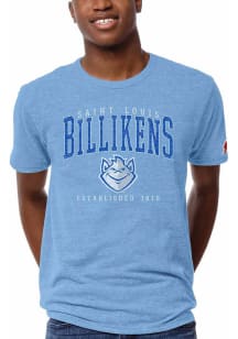 Saint Louis Billikens Light Blue Victory Falls Puff Arch Mascot Short Sleeve Fashion T Shirt