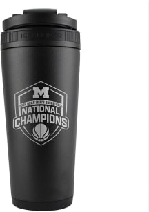 Michigan Wolverines MBB National Champions 2026 4D Ice Shaker Stainless Steel Bottle - Yellow