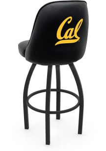 Cal Golden Bears Padded Swivel Pub Stool - Black