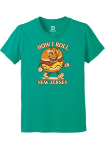 Summit Sportswear New Jersey Youth Kelly Green How I Pork Roll Short Sleeve T-Shirt