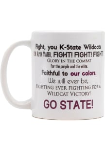 K-State Wildcats Fight Song Ceramic Mug - Black