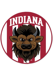 Indiana Hoosiers Bison Sign - Red