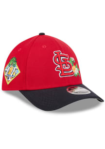 New Era St Louis Cardinals Mens Red 2026 Spring Training 39THIRTY M Crown Flex Hat
