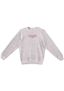 Summit Sportswear Nebraska Cornhuskers Womens White Nantucket Script Crew Sweatshirt