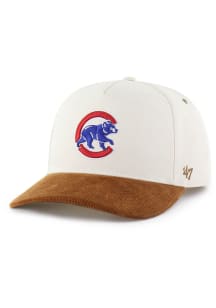 47 Chicago Cubs Garment Undyed Hitch RF Adjustable Hat - White