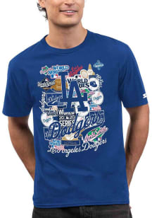 Starter Los Angeles Dodgers Blue World Series Prime Time Short Sleeve Fashion T Shirt