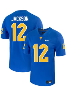 Beau Jackson   Pitt Panthers Blue Football NIL Name And Number Football Jersey