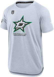 Dallas Stars Ash 2026 Playoff Participant Short Sleeve T Shirt