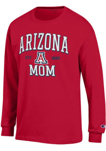 Champion Arizona Wildcats Cardinal Red Est Date Mom Jersey Long Sleeve T Shirt