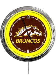 Western Michigan Broncos Multi Color LED Wall Clock