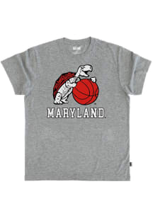 SLAM Maryland Terrapins Dark Grey Vintage Basketball Short Sleeve Fashion T Shirt