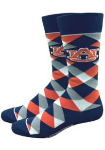 Auburn Tigers Graduate Argyle Mens Argyle Socks