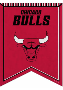 Chicago Bulls 18x24 Banner - White
